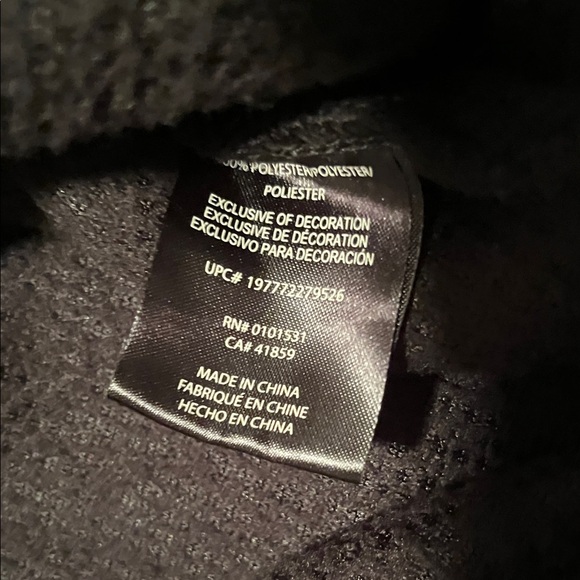 Disney Nightmare Before Christmas Black Sherpa pullover - Picture 6 of 7